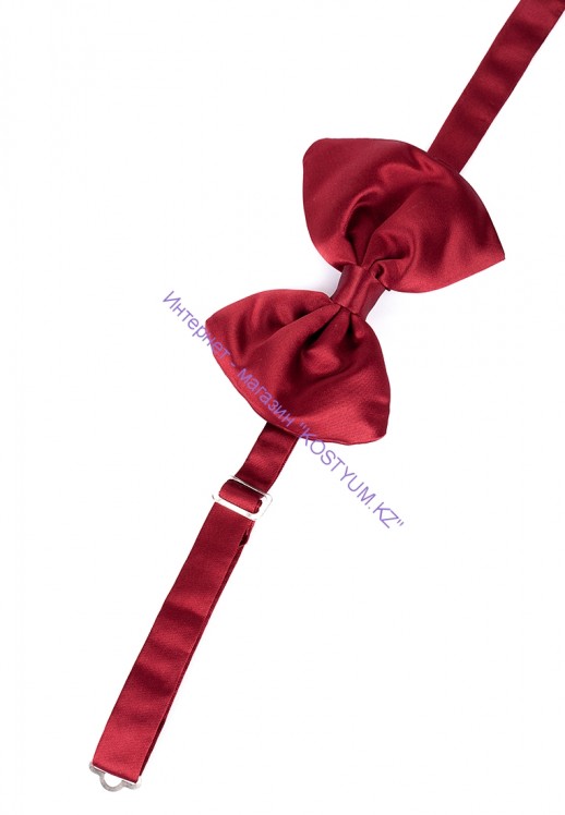 Мужская бабочка бордовая большая