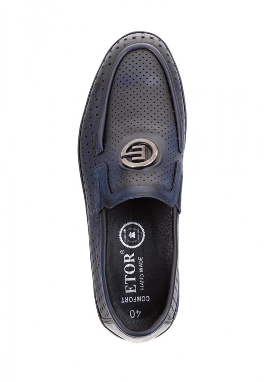 Мокасины Etor 18036-006 синие