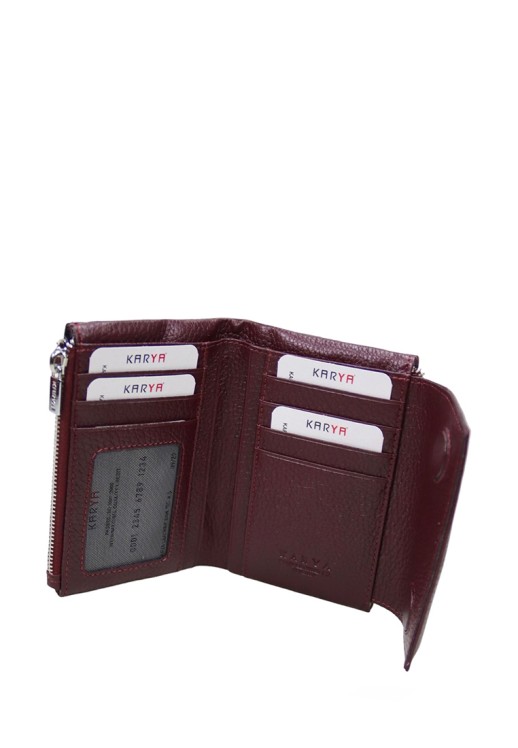 Кошелёк Karya 1205-243 бордовый
