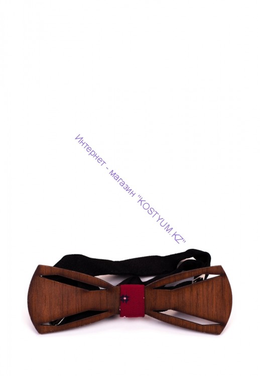 Мужская бабочка деревянная