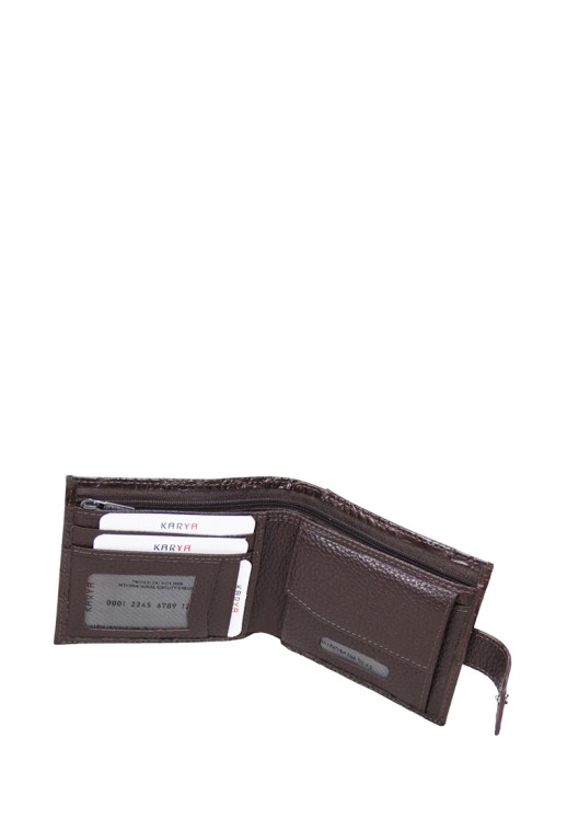 Портмоне Karya 0457-57 коричневое