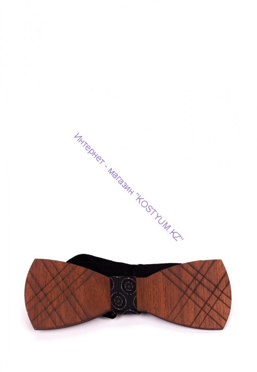 Мужская бабочка деревянная