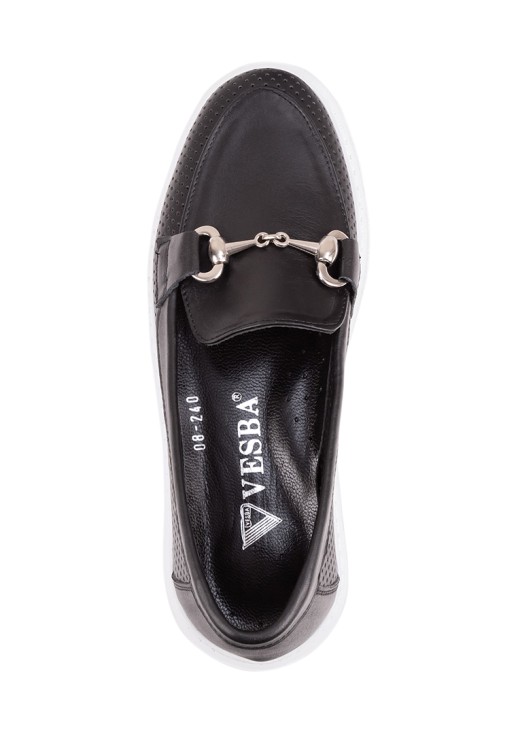 Лоферы Vesba 8240-04 чёрные