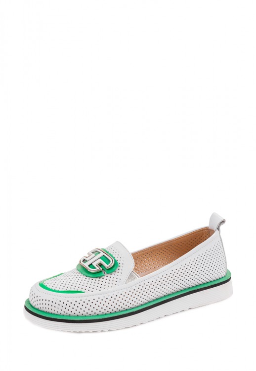 Лоферы Vesba 26415-0411 белые