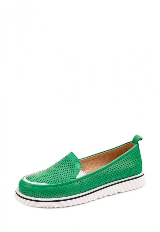 Лоферы Vesba 26403-1104 зелёные