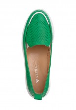 Лоферы Vesba 26403-1104 зелёные 