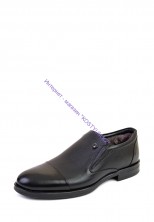 Туфли Etor 14901-7376 чёрные с мехом