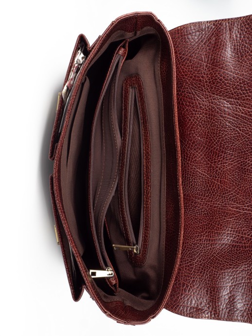 Портфель Roberto Tonelli 0136-896 бордовый