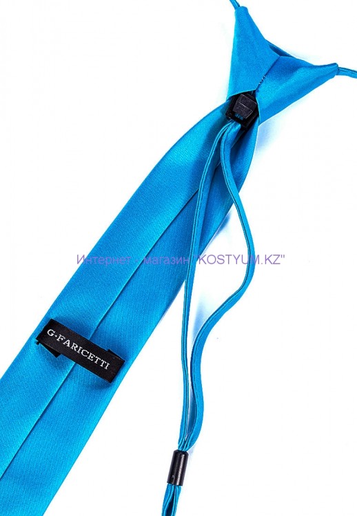 Детский галстук светло-синий