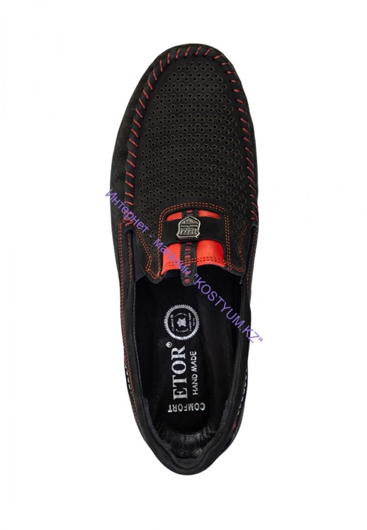 Мокасины Etor 14211-16654 чёрные