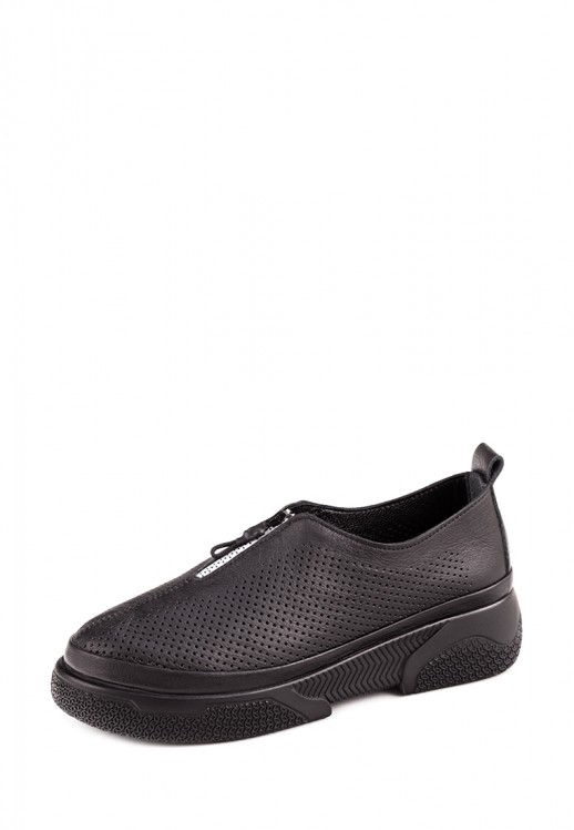 Лоферы Vesba 361024-705 чёрные