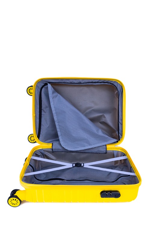 Чемодан LAGUNA 001-06 жёлтый S 50 л