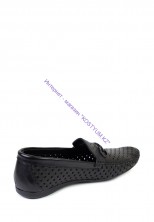 Мокасины Etor 16242-11601 чёрные