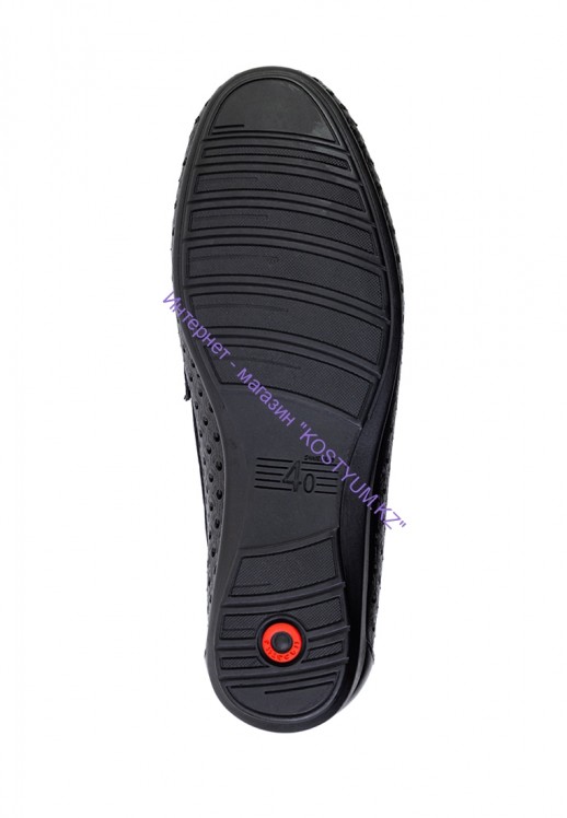 Мокасины Etor 16242-11601 чёрные