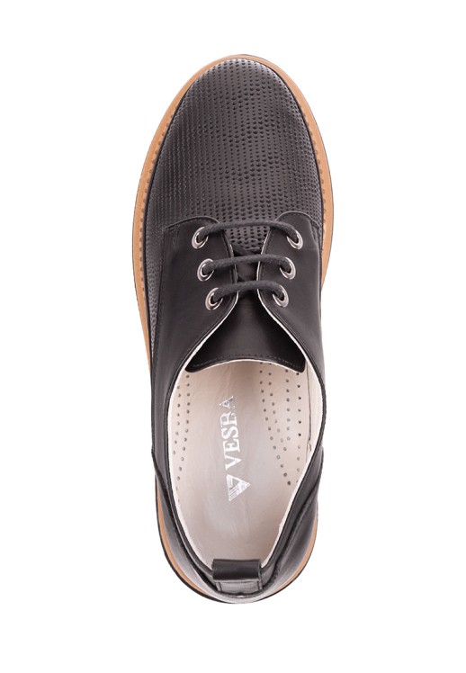 Лоферы Vesba 271037-633 чёрные