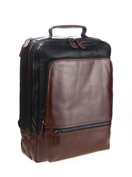 Рюкзак Roberto Tonelli 0157-1-3 черно-коричневый