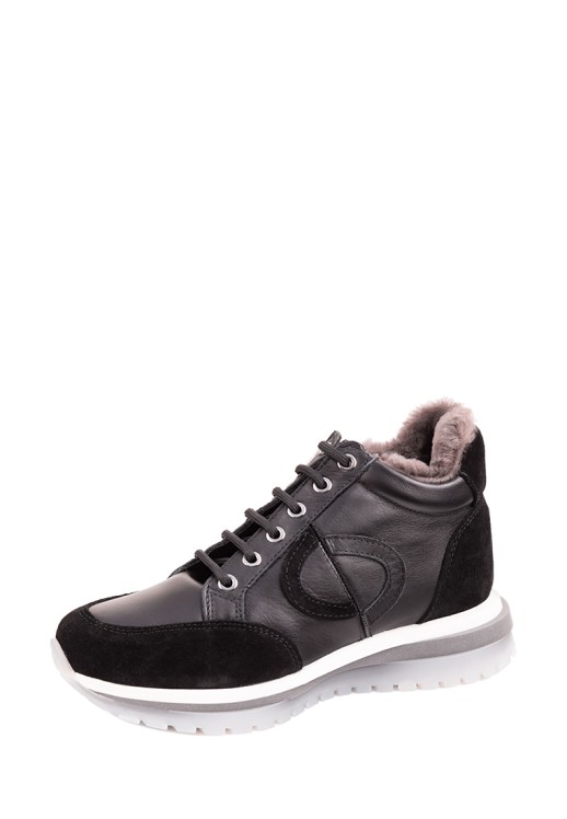 Кроссовки Vesba 731-2889 чёрные с мехом