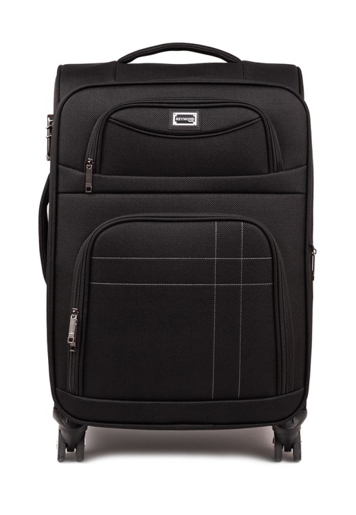 Чемодан Reymond 003-01 черный M 88 л